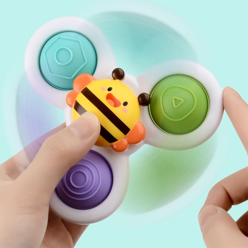 Baby Suction Spinner Bath Toy