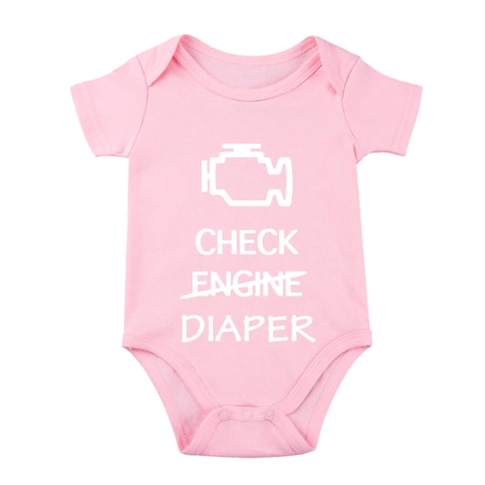 Check Engine Baby Bodysuit